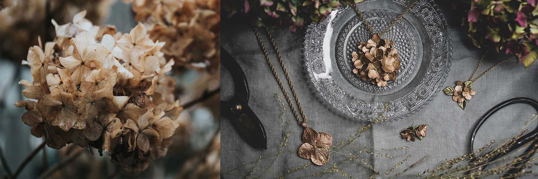 Hydrangea / アジサイ – Michael Michaud Jewellery Japan