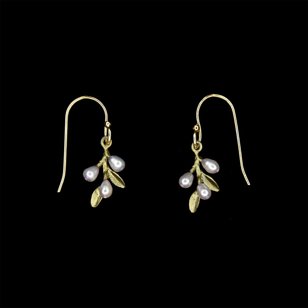 Flowering Thyme Earrings - Dainty Wire - Michael Michaud Jewellery