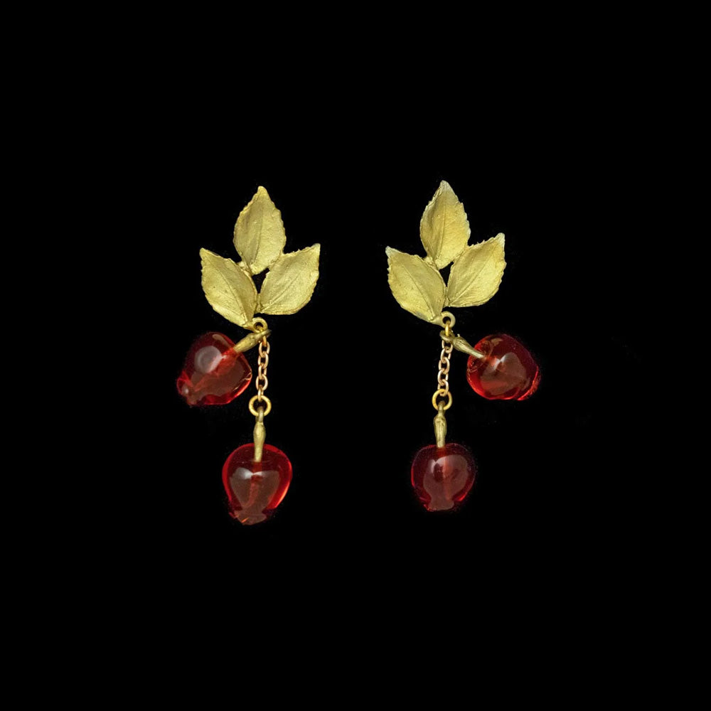 デリシャスアップル ポストピアス / Delicious Apple Earrings - Post