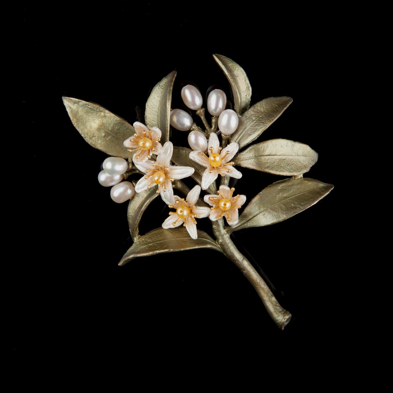 Orange Blossom Brooch – Michael Michaud Jewellery Japan