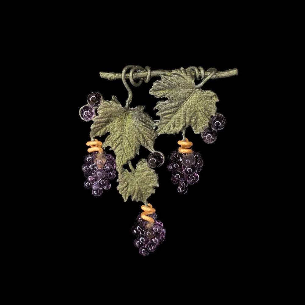 ワイルドグレープヴァイン ブローチ Wild Grape Vine Brooch マイケル 