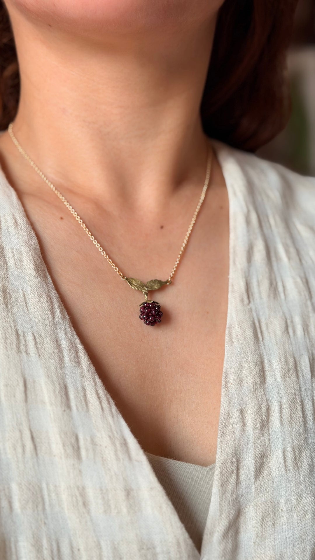Raspberry Pendant - Chain