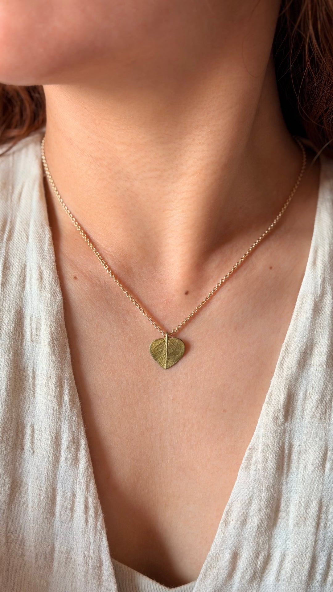 Eucalyptus Leaf Petite Pendant