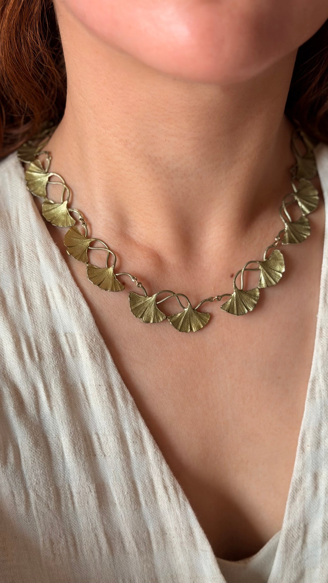 Ginkgo Necklace - Contour