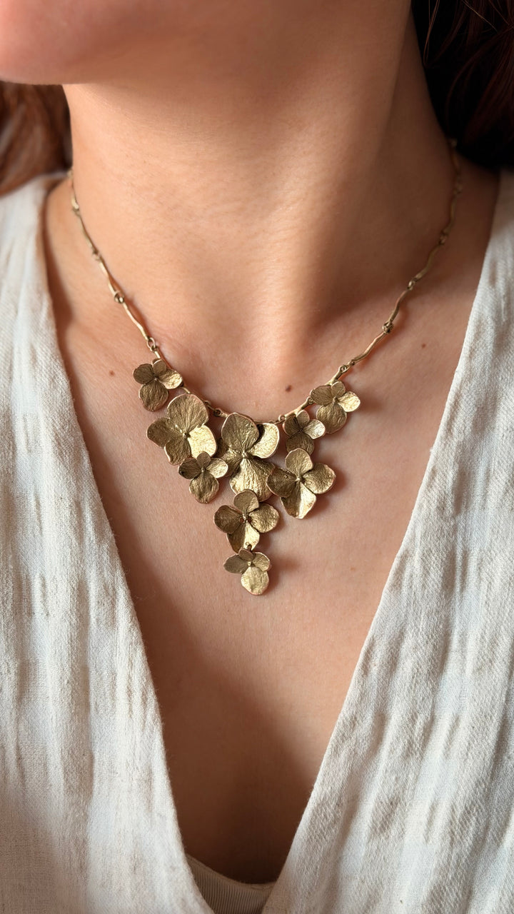 Hydrangea Necklace - Contour