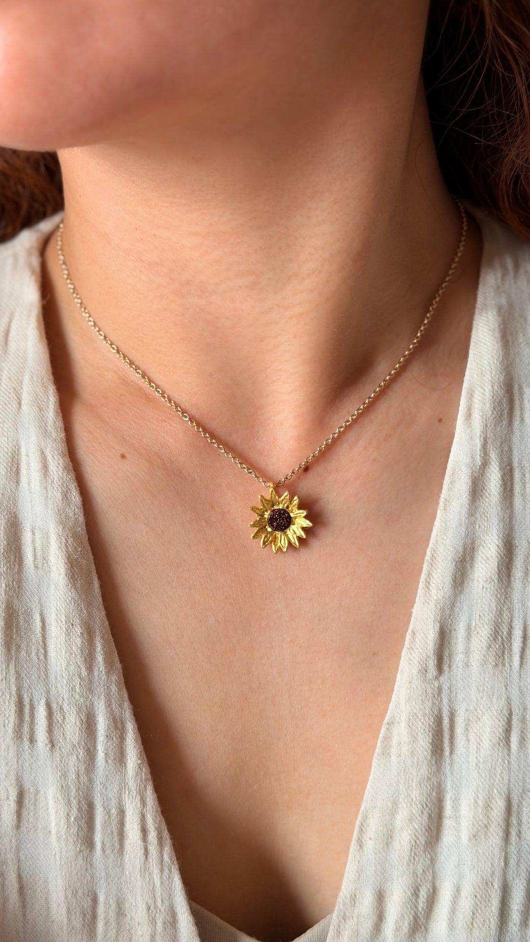 Sunflower Petite Pendant