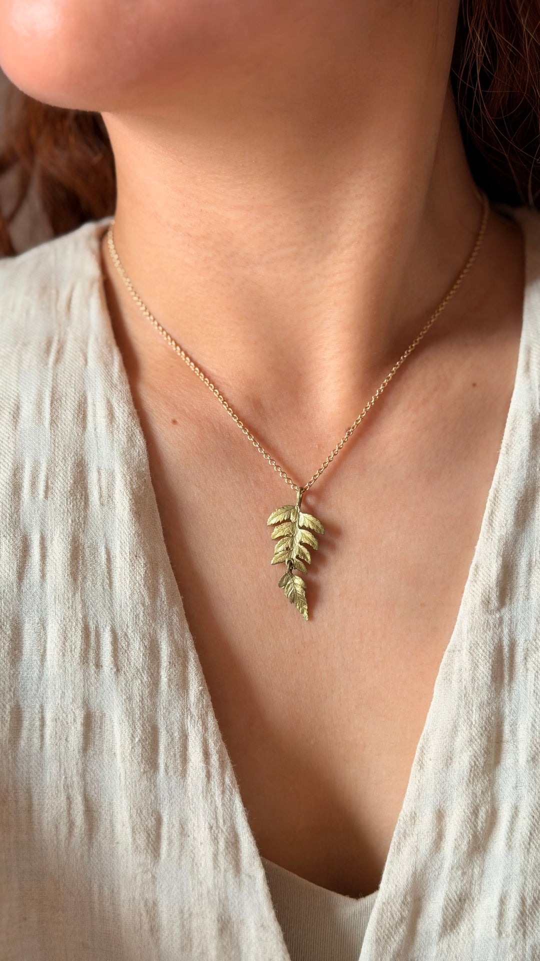 Fern Pendant - Chain