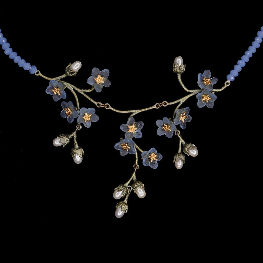 Forget Me Not Necklace - Triple Dangle - Michael Michaud Jewellery