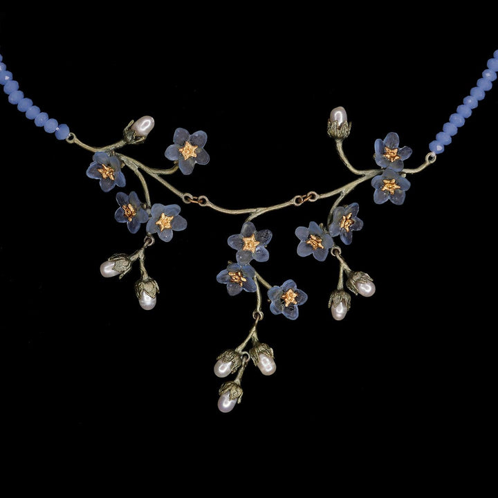 Forget Me Not Necklace - Triple Dangle - Michael Michaud Jewellery