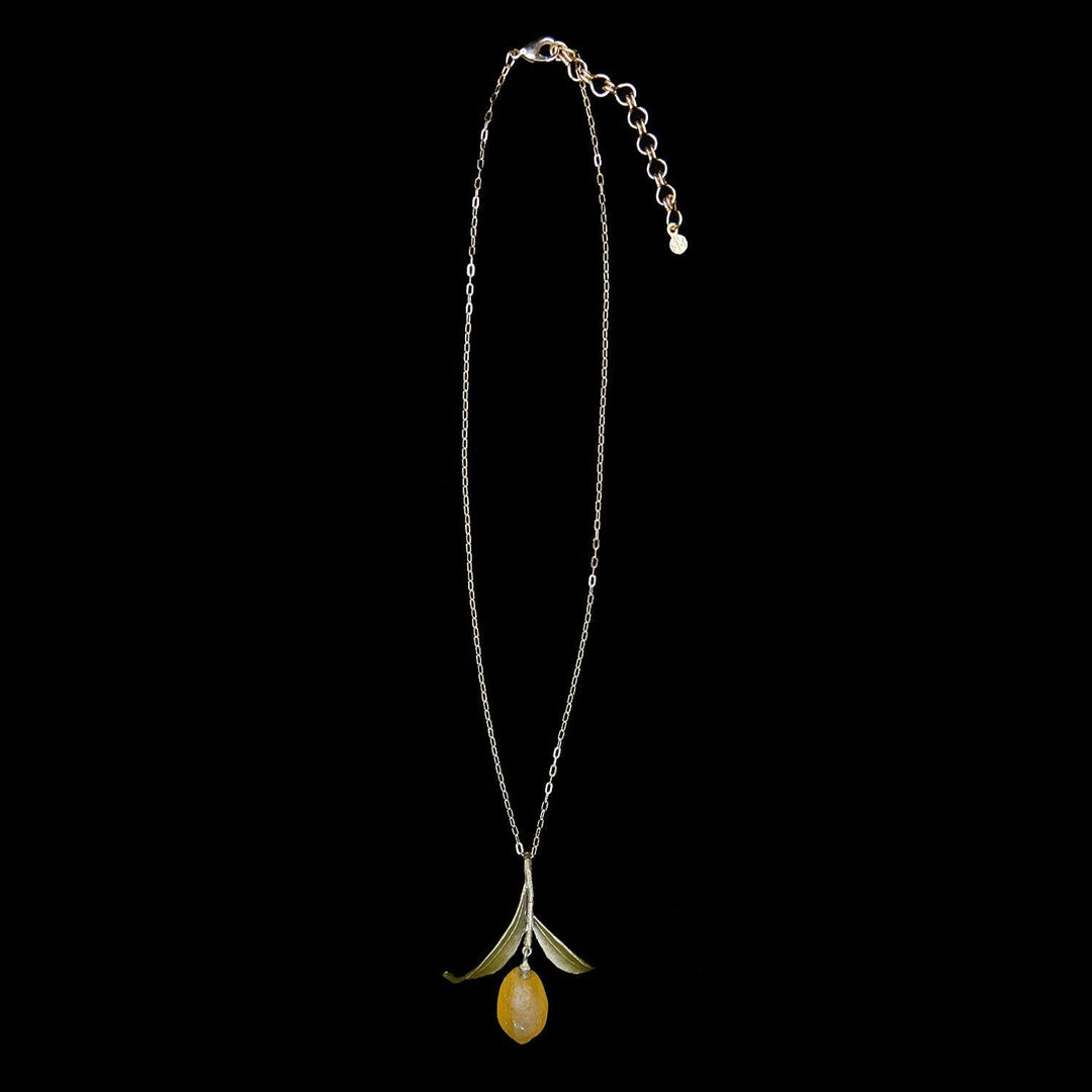 Lemon Drop Pendant - Leaf - Michael Michaud Jewellery