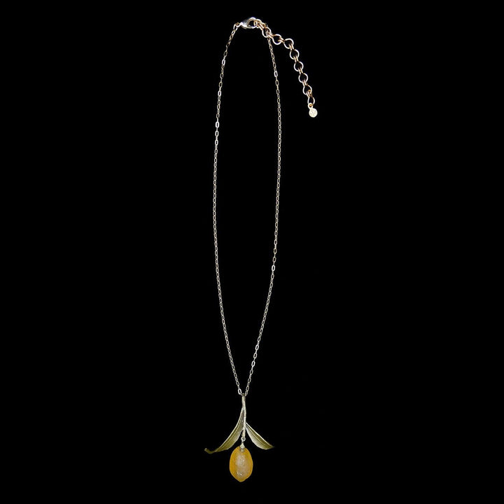 Lemon Drop Pendant - Leaf - Michael Michaud Jewellery