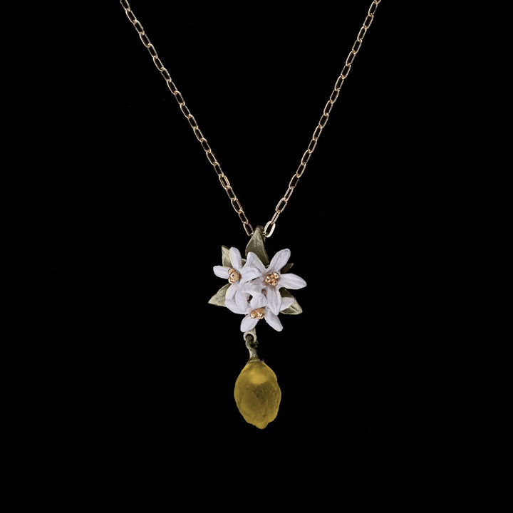 Lemon Drop Pendant - Flower - Michael Michaud Jewellery