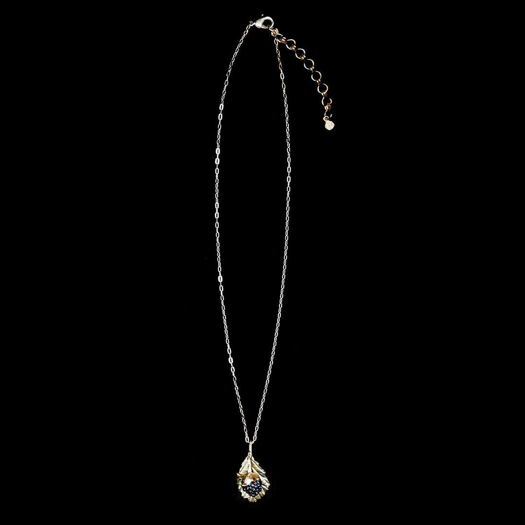 Blackberry Pendant - Leaf - Michael Michaud Jewellery