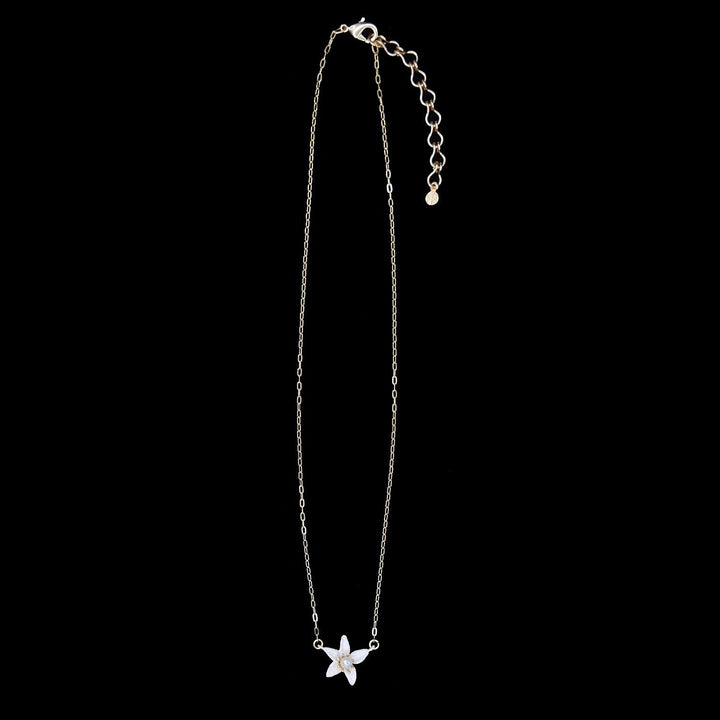 Orange Pendant - Flower - Michael Michaud Jewellery