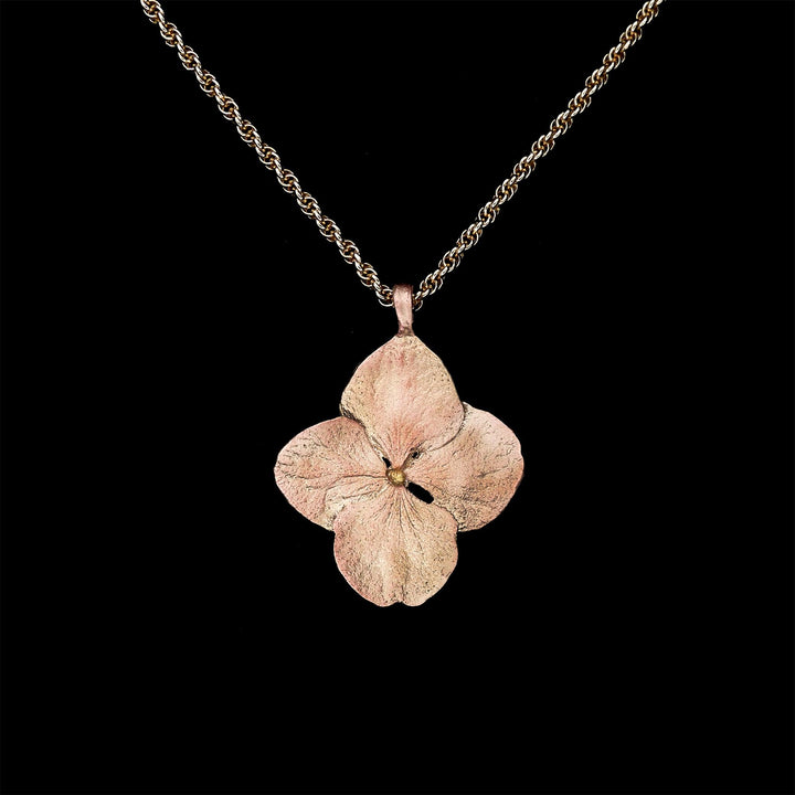 Hydrangea Pendant - Large Petal - Michael Michaud Jewellery