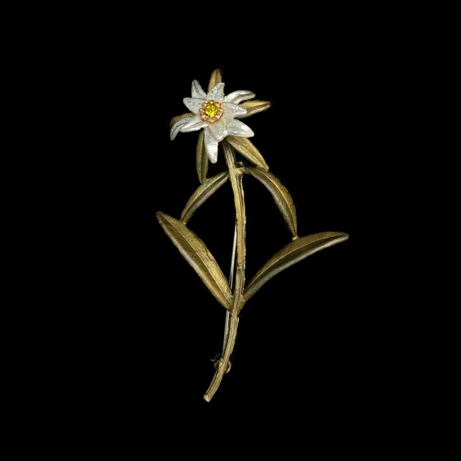 Edelweiss Brooch - Grow – Michael Michaud Jewellery Japan