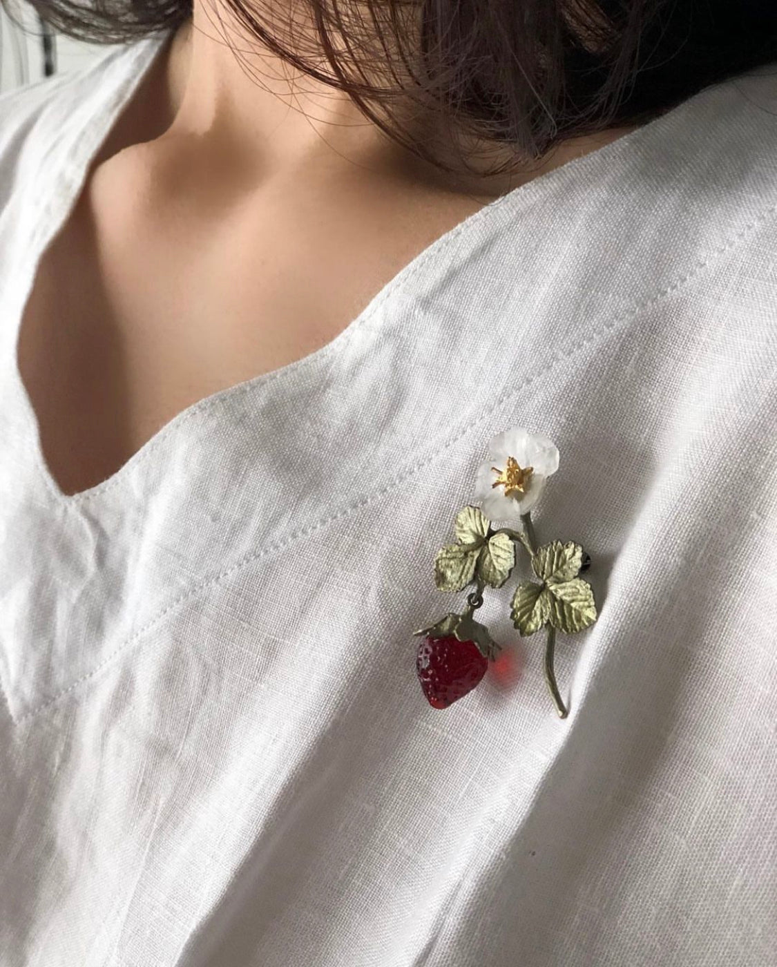 Strawberry Brooch – Michael Michaud Jewellery Japan