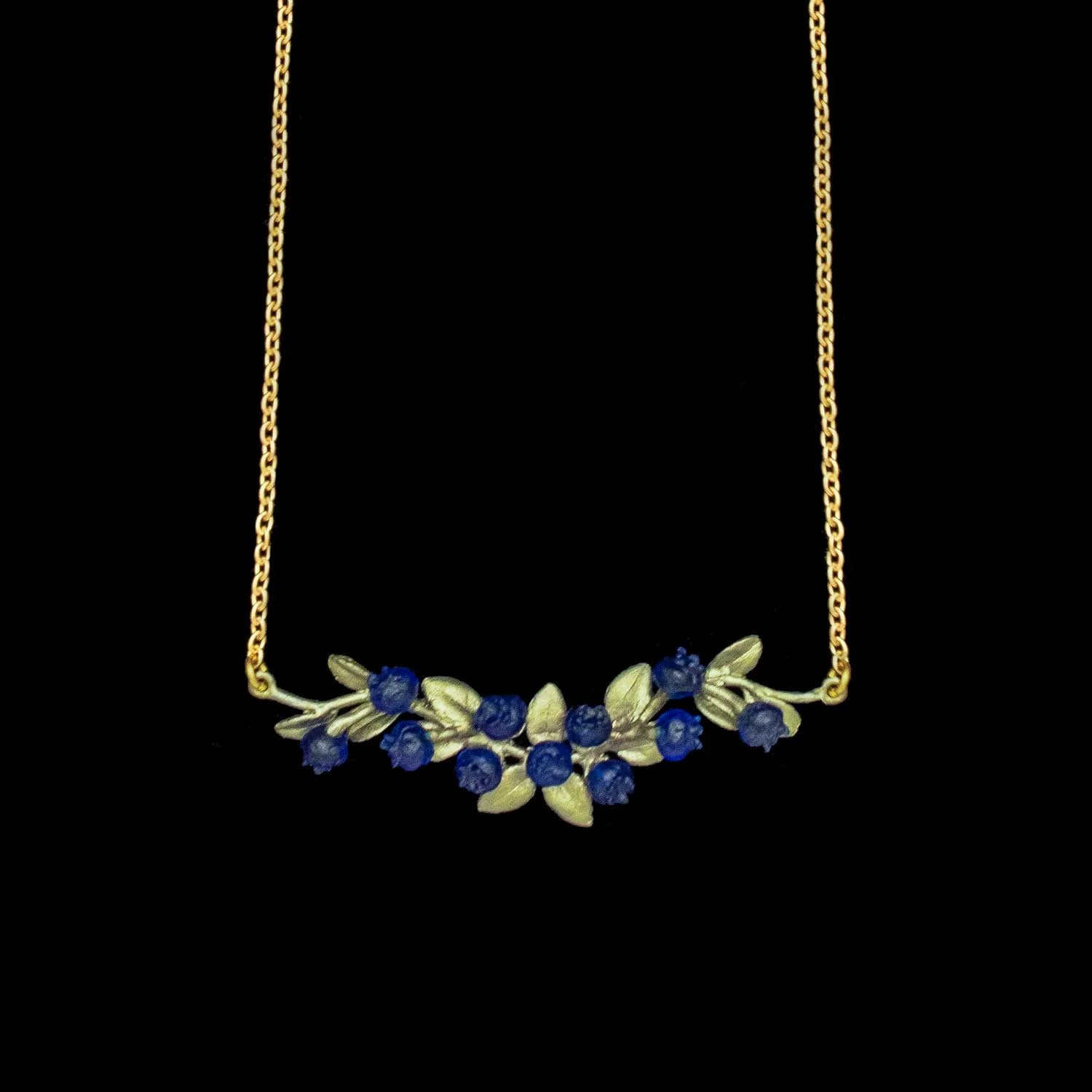 Michael Michaud作品❤️ブルーベリーネックレス プチブルーベリー バーペンダント Petite Blueberry Bar Pendant