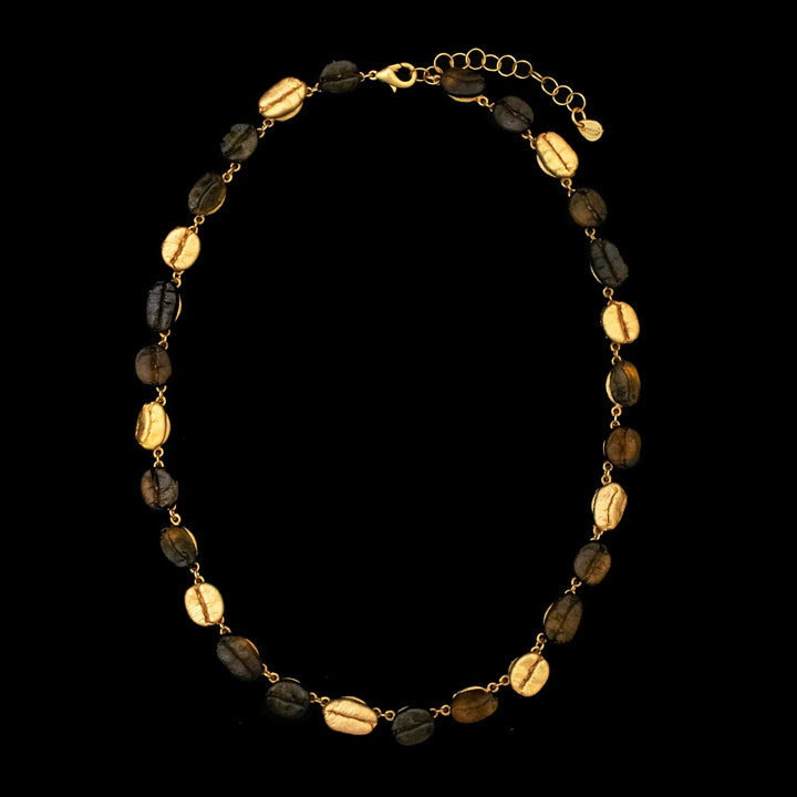 Roasted Coffee Bean Necklace