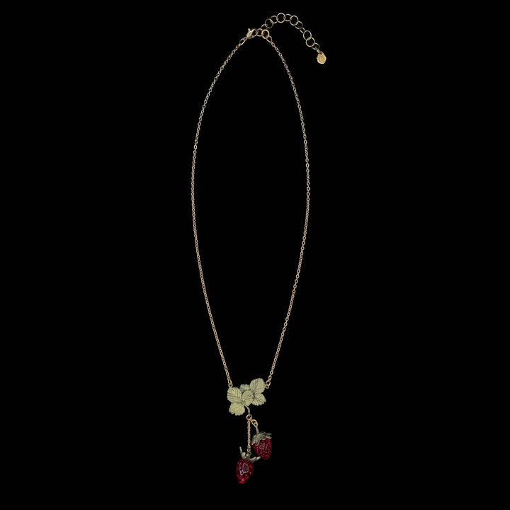 Strawberry Pendant - Double Drop - Michael Michaud Jewellery