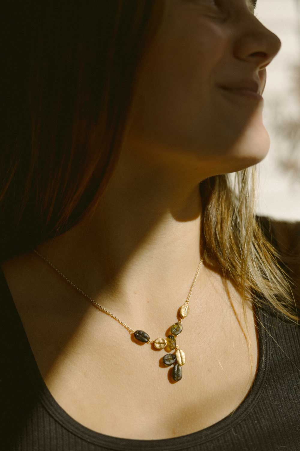 Roasted Coffee Bean Pendant