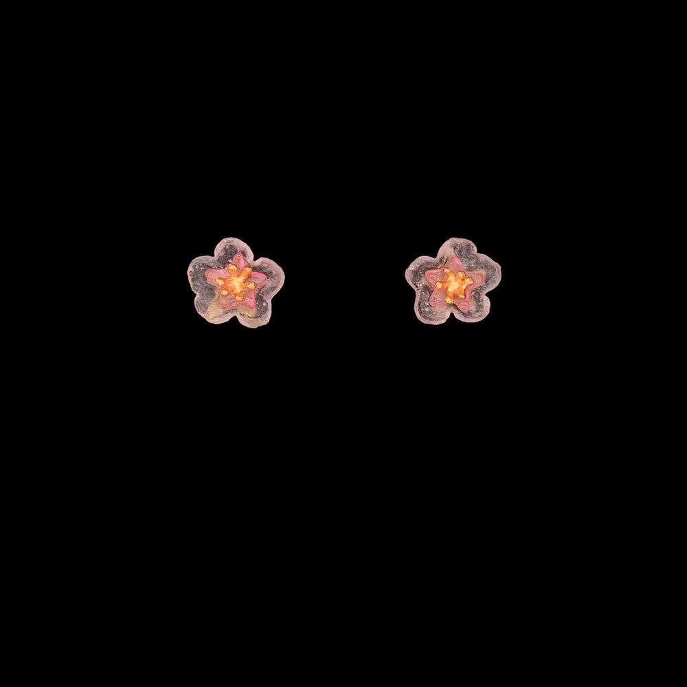 ピーチブロッサム スタッドピアス / Peach Blossom Stud Earrings