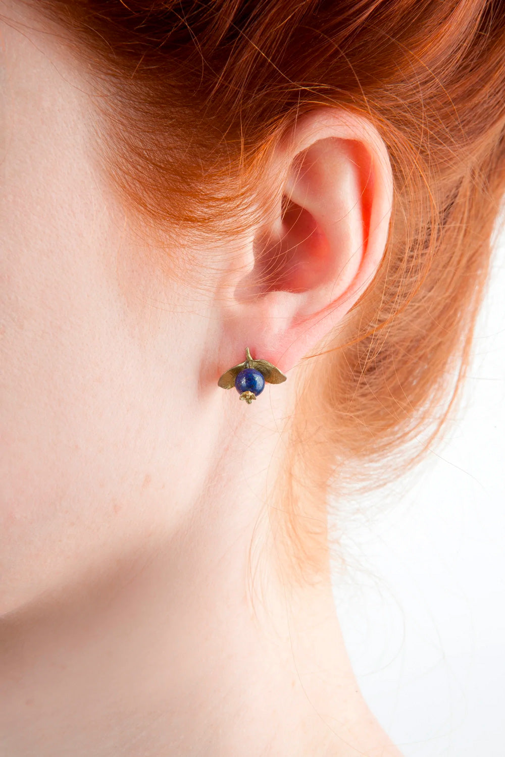 ブルーベリーのピアス - ポスト / Blueberry Earrings - Post