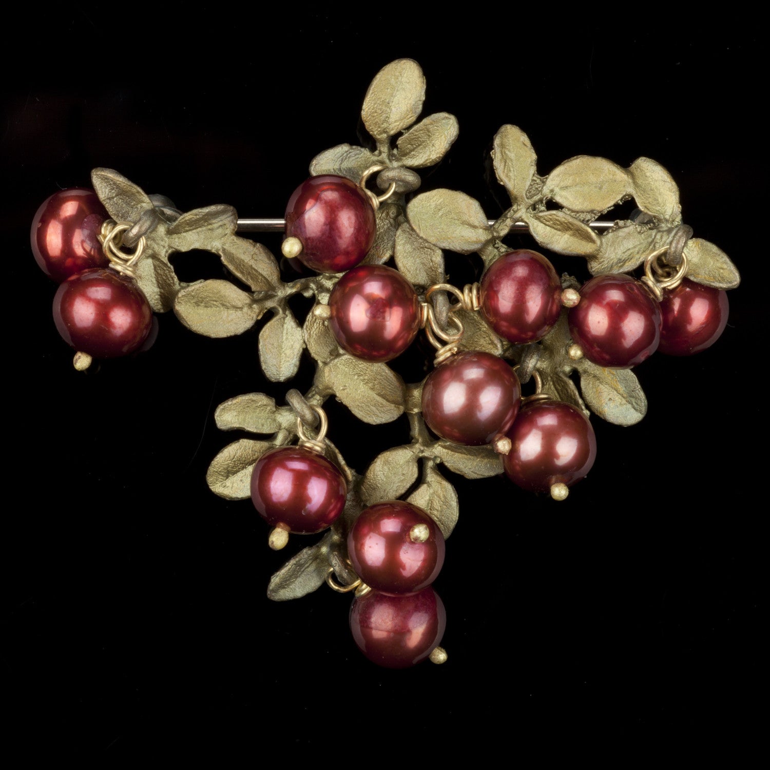 クランベリーのブローチ Cranberry Brooch マイケルミショージュエリー