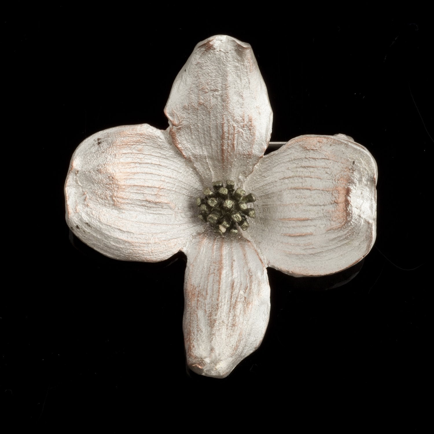 ハナミズキのブローチ Dogwood Brooch マイケルミショー ジュエリー