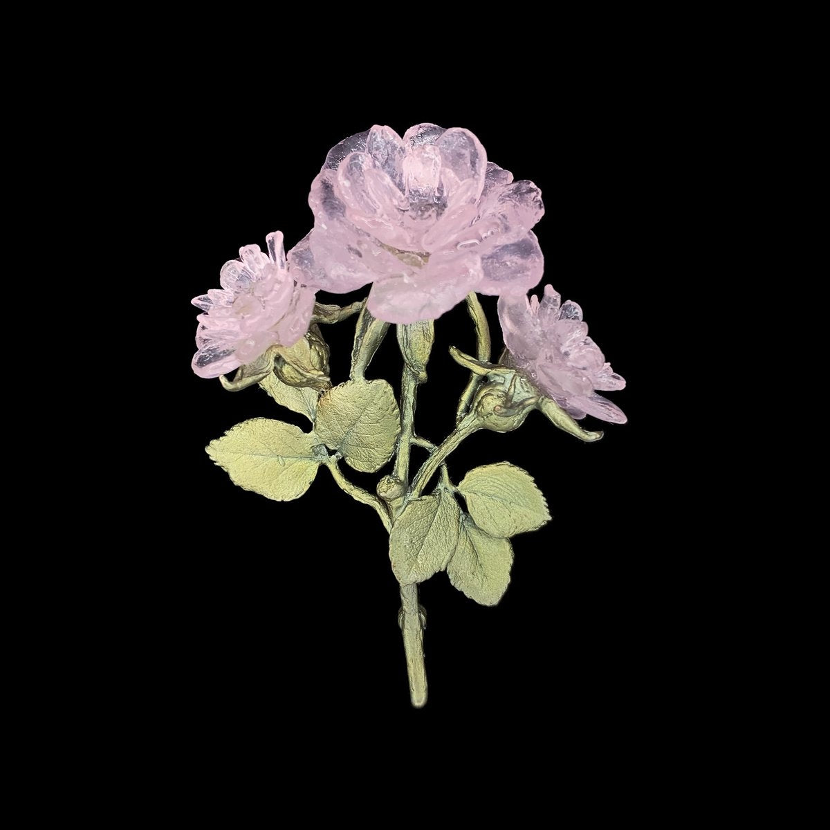 ブラッシングローズ ブローチ / Blushing Rose Brooch