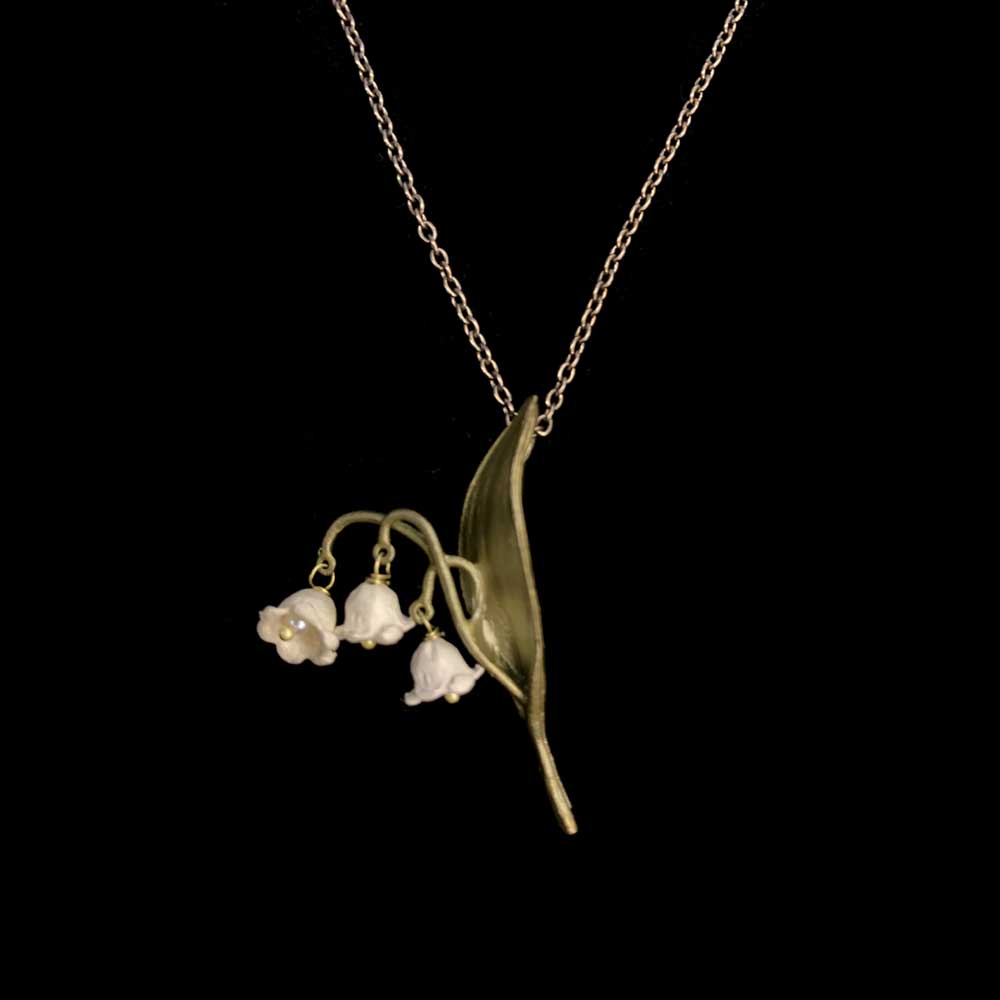 スズランのペンダント プチフラワー Lily of the Valley Pendant