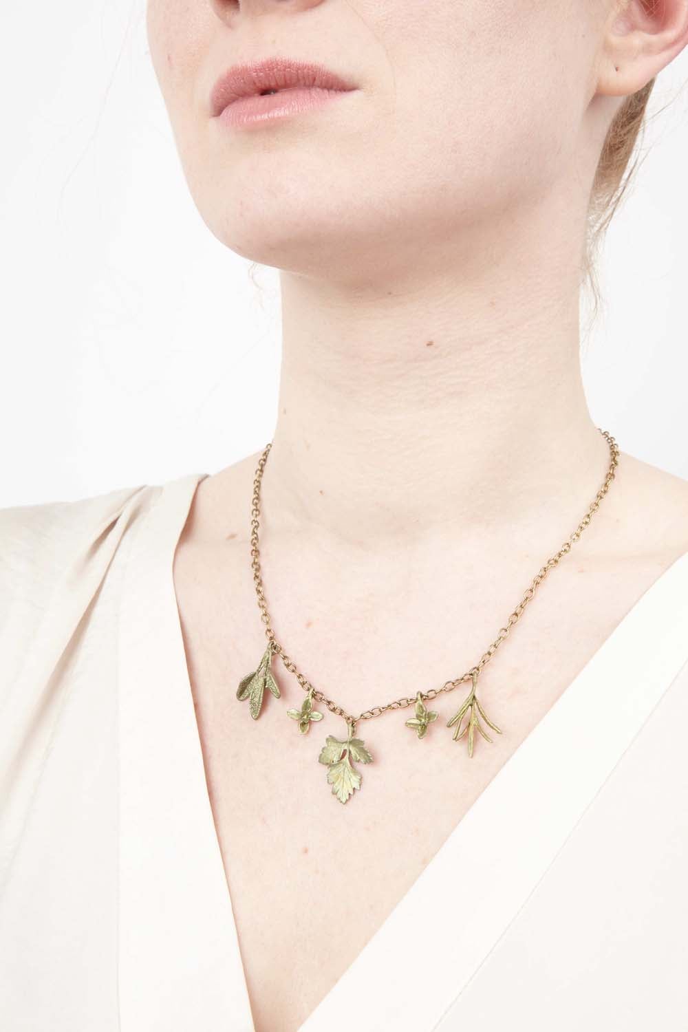 プチハーブのチャームネックレス / Petite Herb Charm Necklace